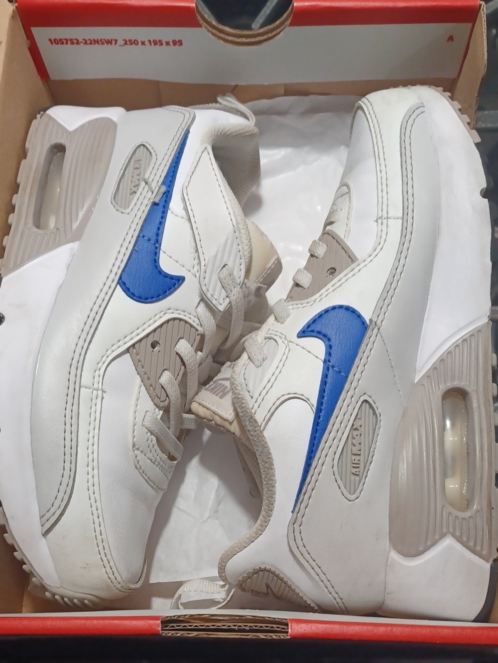 Nike Air Max 90 Easyon Preschool Sneakers Size 2Y